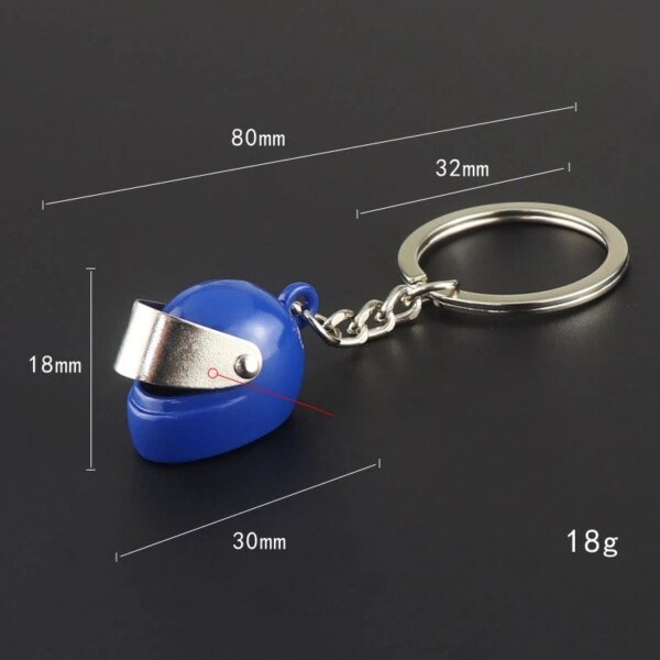 Closed Helmet Keychain - Image 2